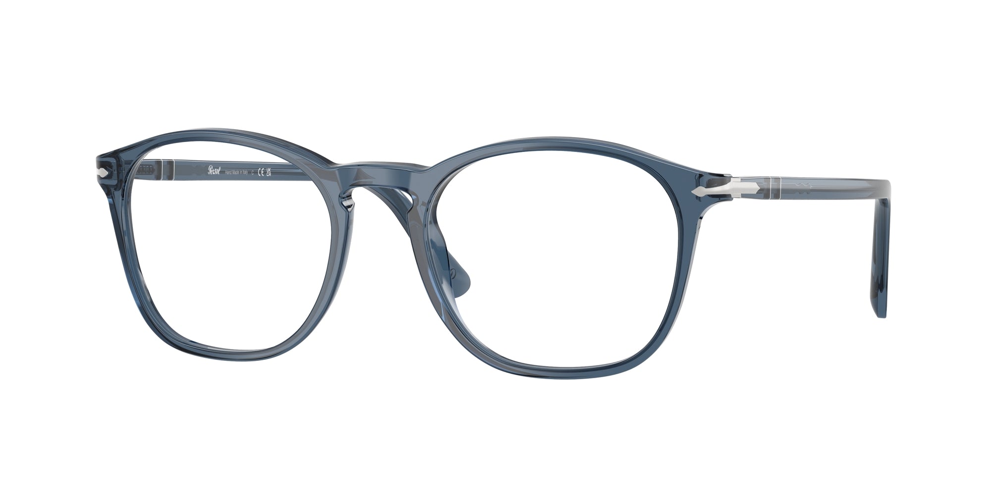Persol Uomo Persol PO3007VM 1197 Montature da vista Acetato Blu Squadrata Normale Persol Uomo Persol PO3007VM 1197 Montature da vista Acetato Blu Squadrata Normale