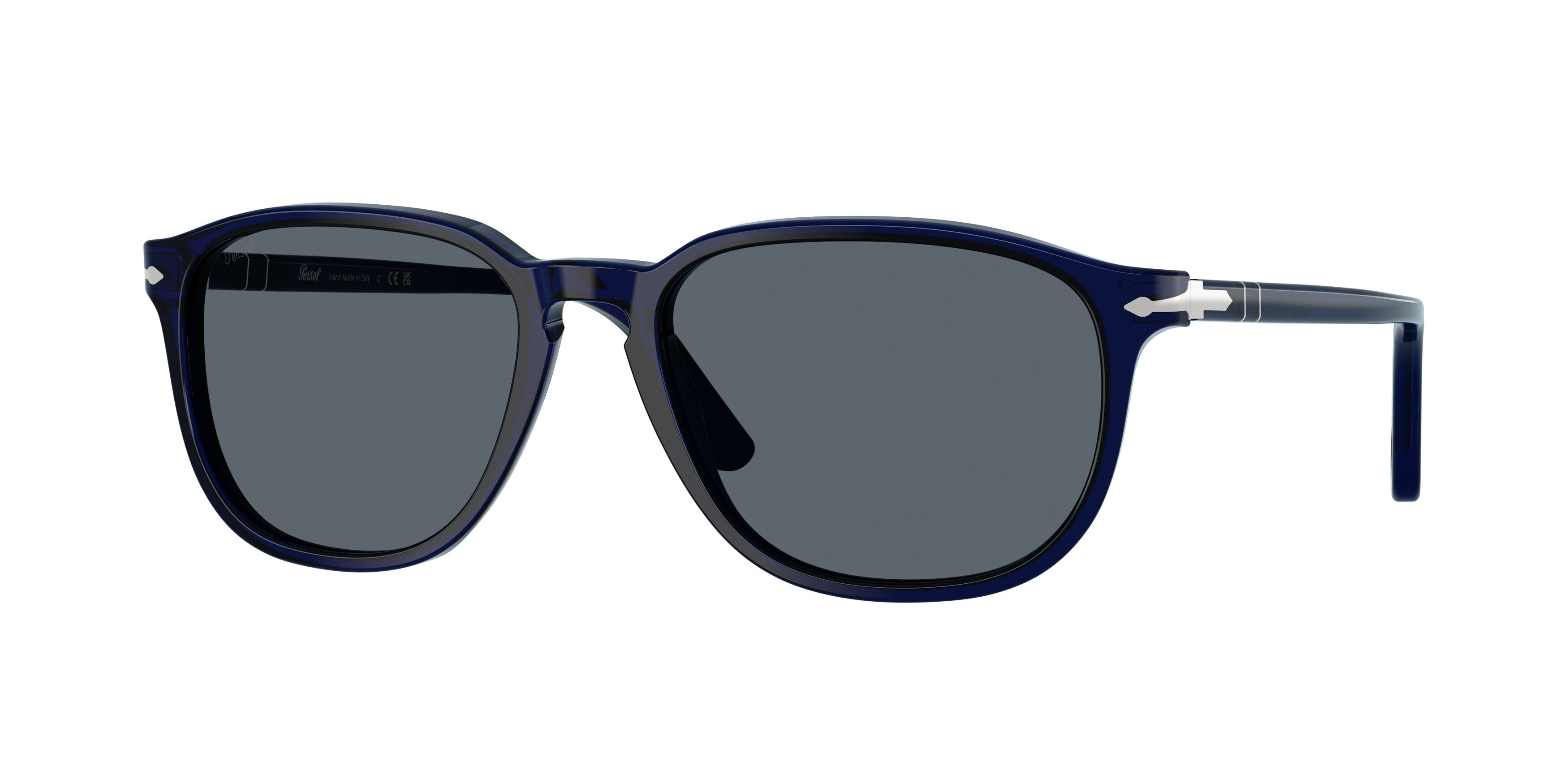 Persol Uomo Persol PO3019S 181/R5 Occhiali da sole Acetato Blu Blu Squadrata Normale Persol Uomo Persol PO3019S 181/R5 Occhiali da sole Acetato Blu Blu Squadrata Normale