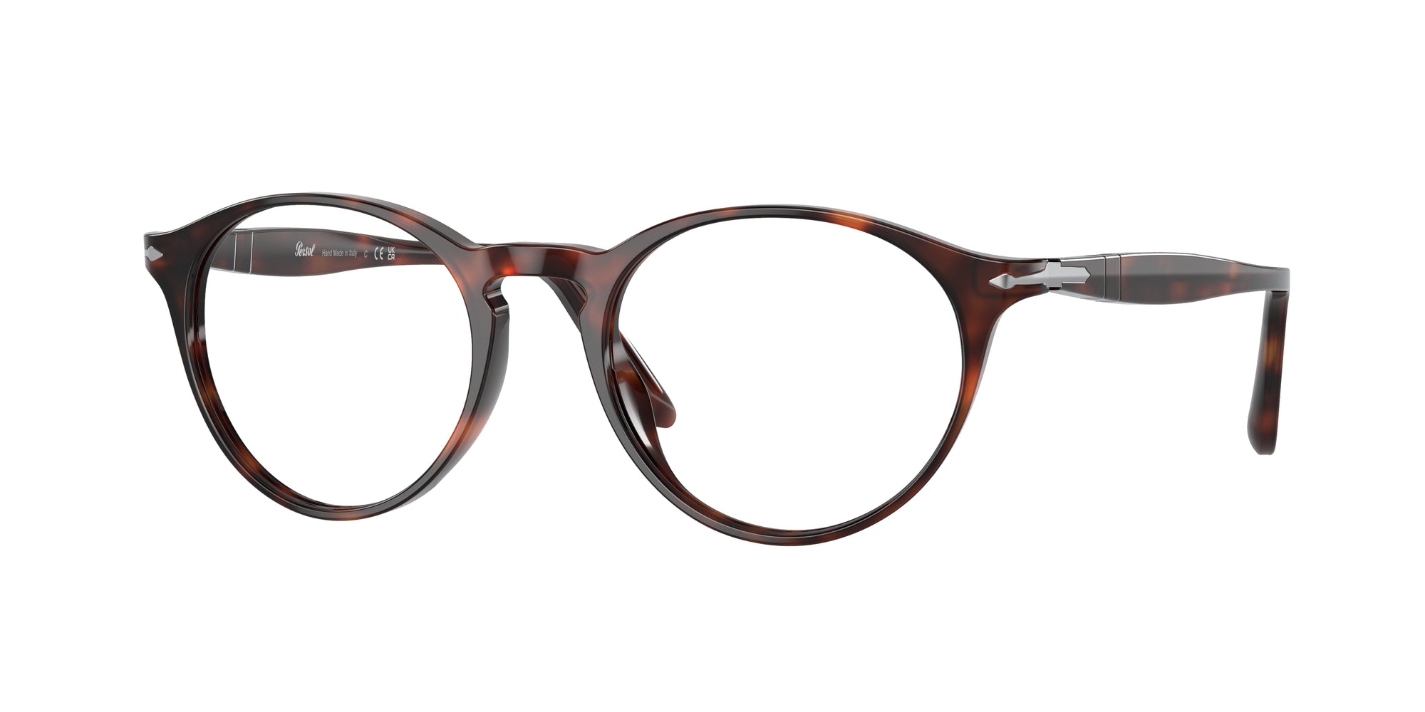 Persol Uomo Persol PO3092V 9015 Montature da vista Acetato Tartaruga Trasparente Pantos Normale Persol Uomo Persol PO3092V 9015 Montature da vista Acetato Tartaruga Trasparente Pantos Normale