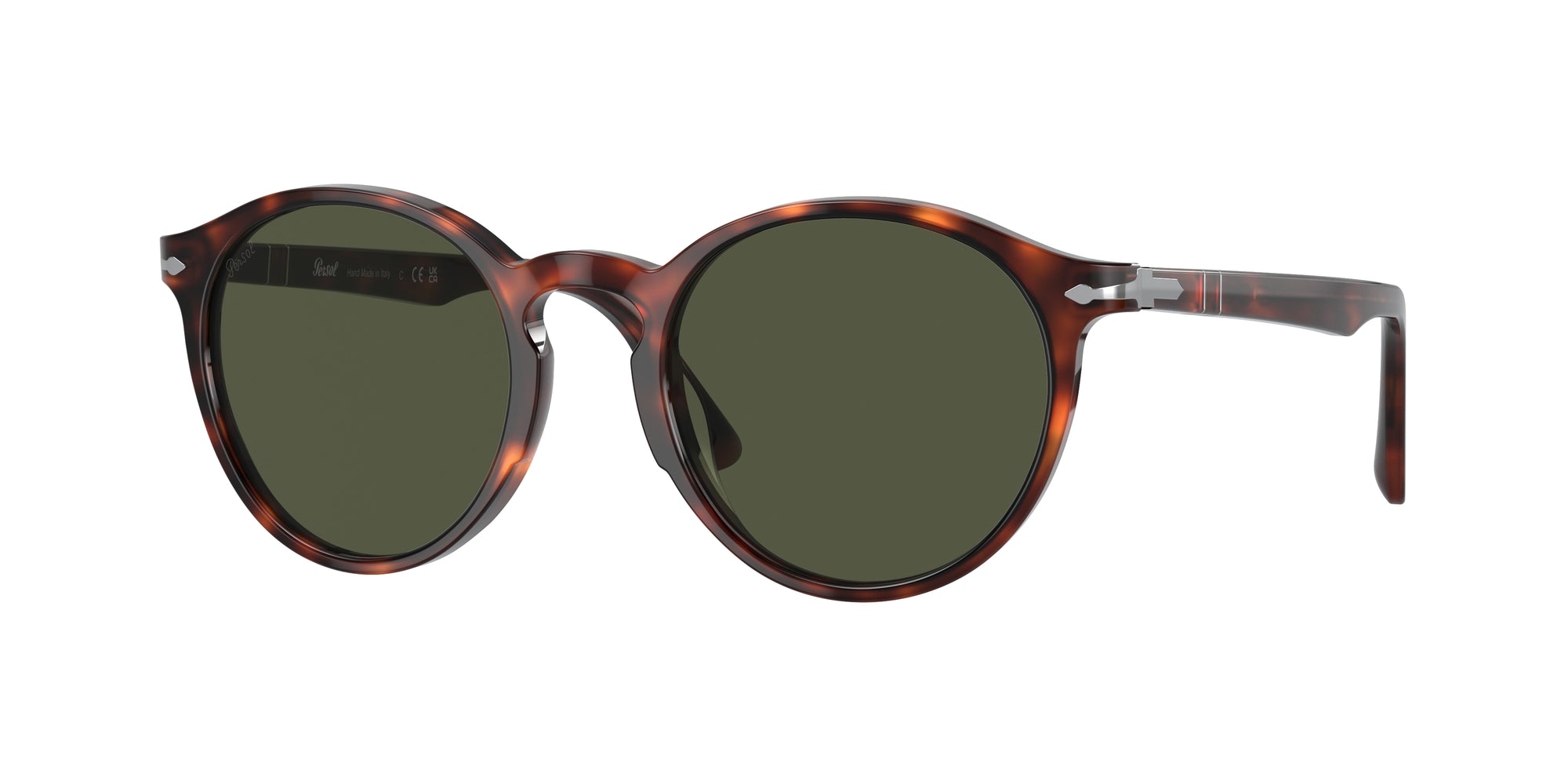 Persol Uomo Persol PO3171S 24/31 Occhiali da sole Plastica Havana Pantos Normale