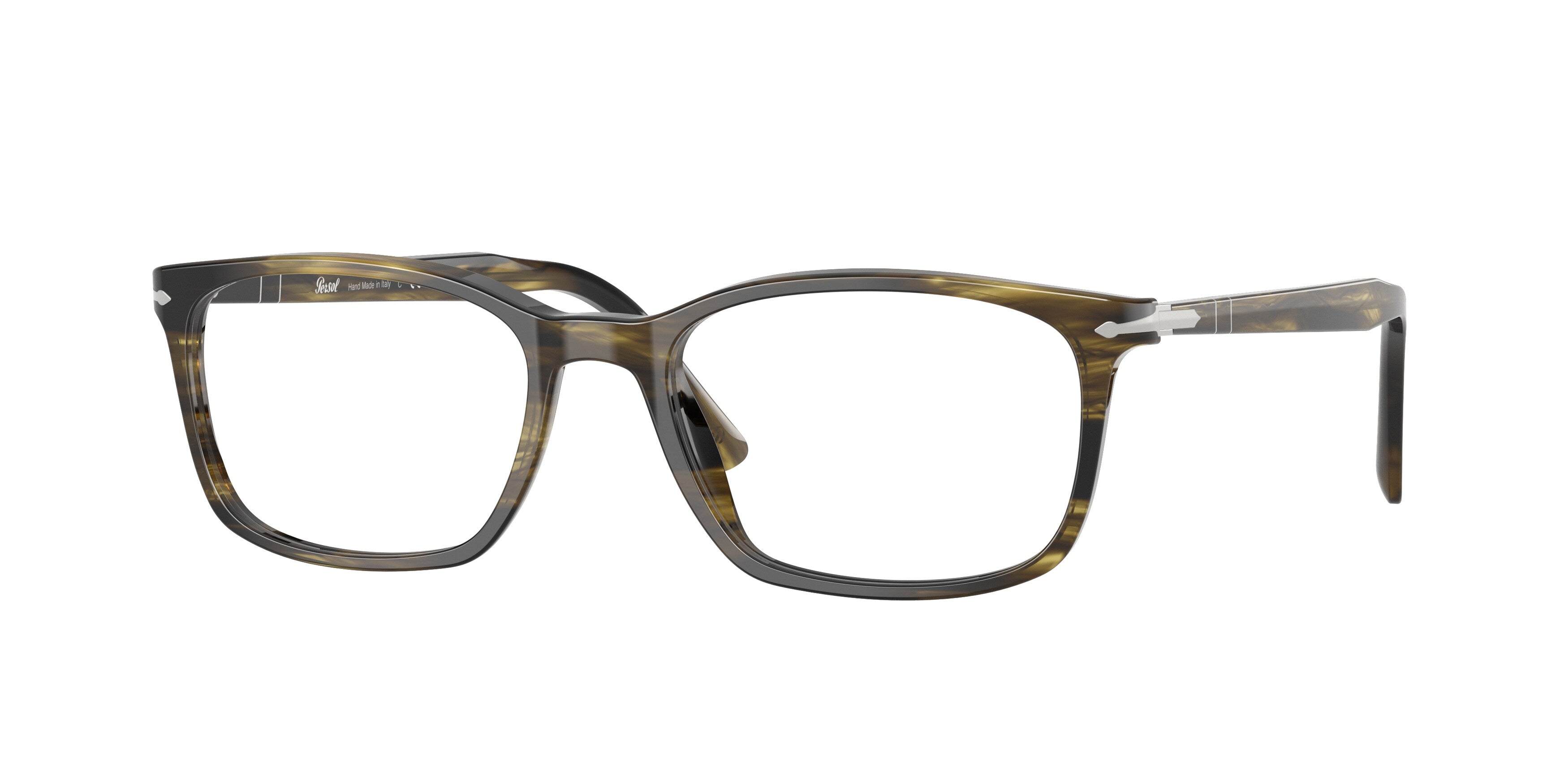Persol Uomo Persol PO3189V 1237 Montature da vista Acetato Verde Squadrata Normale Persol Uomo Persol PO3189V 1237 Montature da vista Acetato Verde Squadrata Normale
