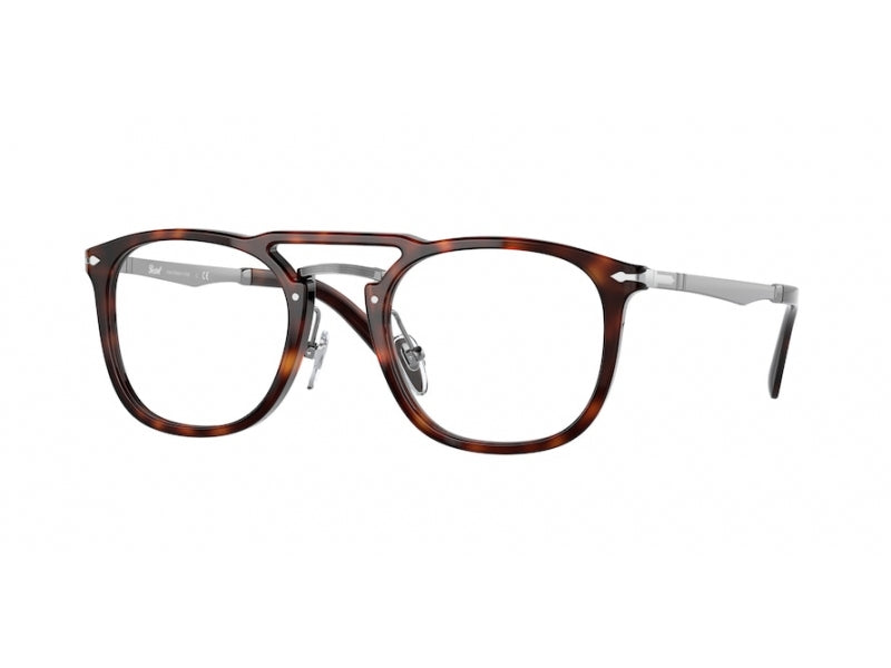 Persol Uomo Persol PO3265V 24 Montature da vista Plastica Havana Squadrata