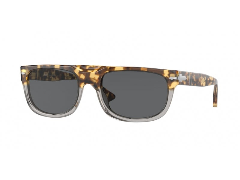 Persol Uomo Persol PO3271S 1130B1 Occhiali da sole Acetato Tartaruga Grigio Squadrata Normale