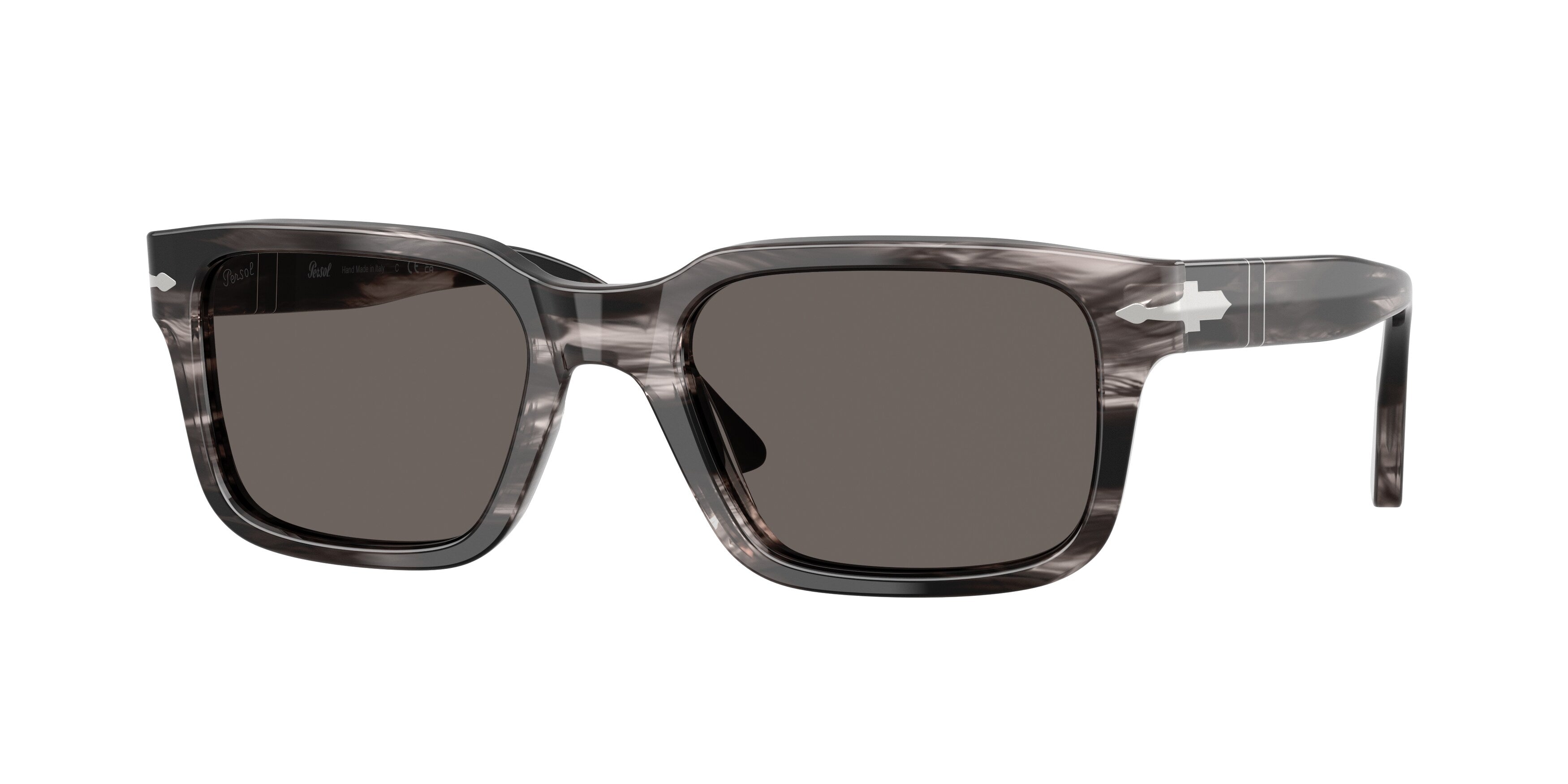 Persol Uomo Persol PO3272S 1238B1 Occhiali da sole Acetato Grigio Grigio Squadrata Normale Persol Uomo Persol PO3272S 1238B1 Occhiali da sole Acetato Grigio Grigio Squadrata Normale