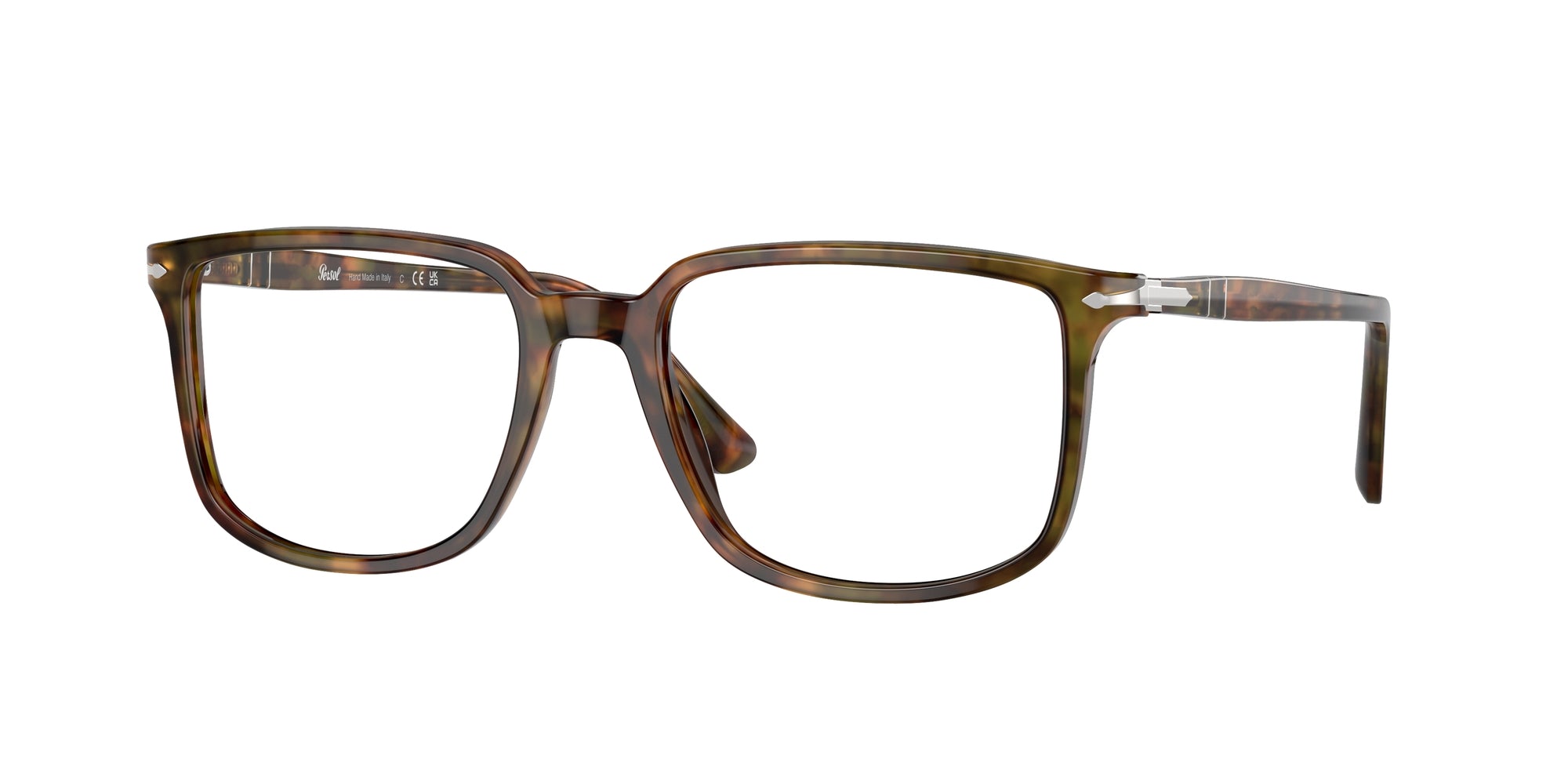 Persol Uomo Persol PO3275V 108 Montature da vista Plastica Havana Squadrata