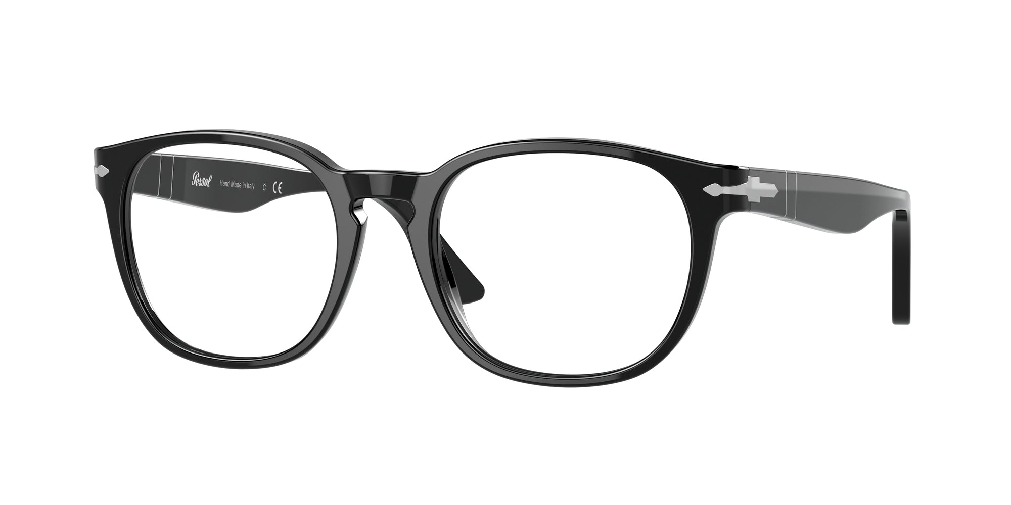 Persol Uomo Persol PO3283V 95 Montature da vista Plastica Nero Squadrata Persol Uomo Persol PO3283V 95 Montature da vista Plastica Nero Squadrata