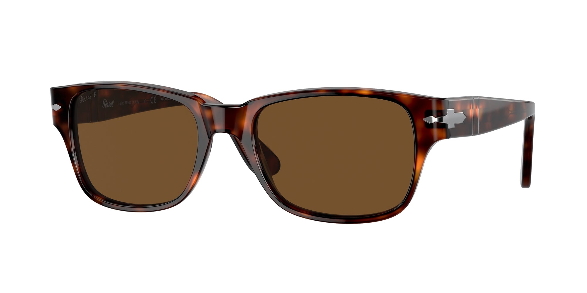 Persol Uomo Persol PO3288S 24/57 Occhiali da sole Acetato Tartaruga Marrone Squadrata Polarizzata Persol Uomo Persol PO3288S 24/57 Occhiali da sole Acetato Tartaruga Marrone Squadrata Polarizzata