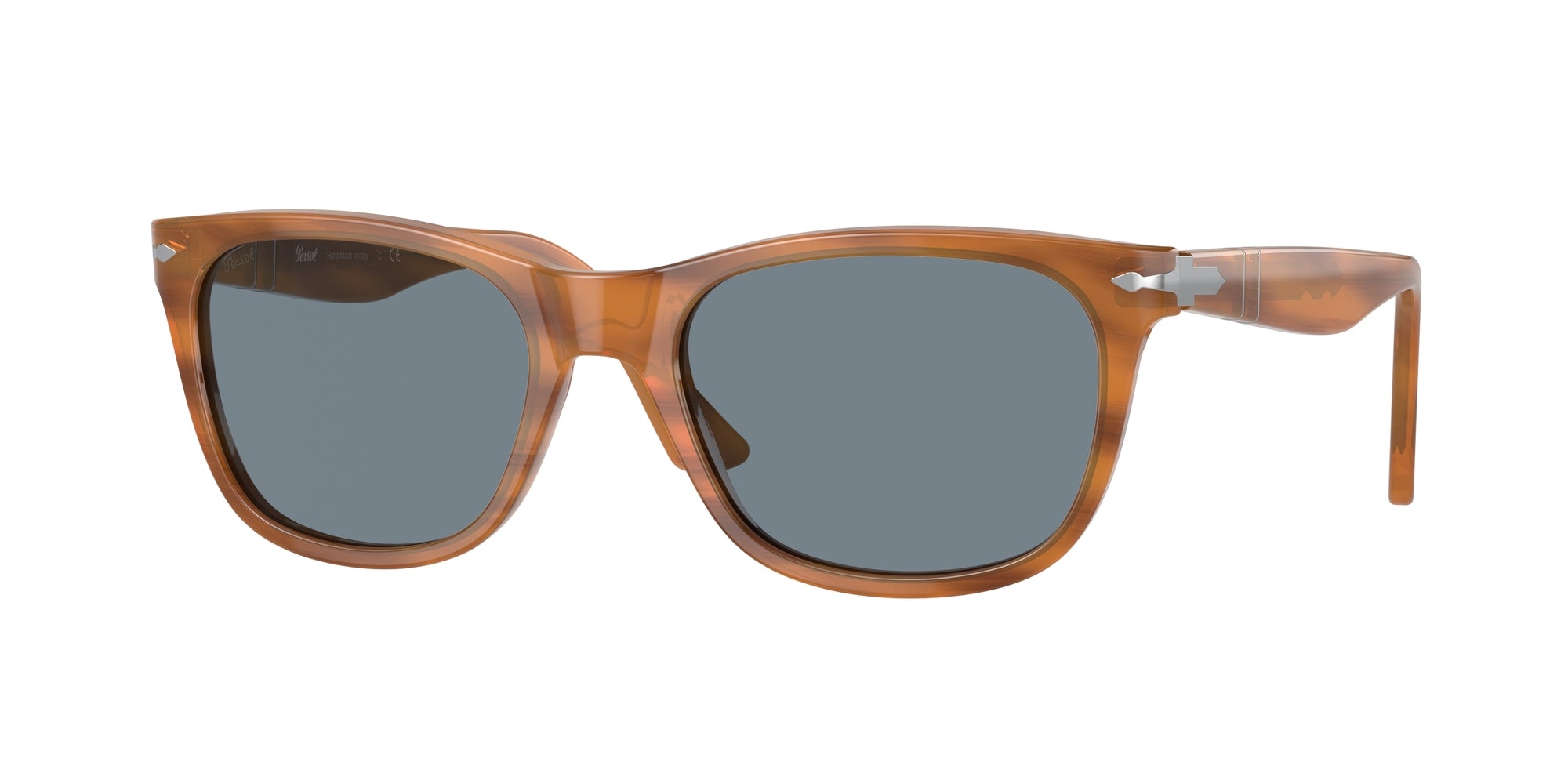Persol Uomo Persol PO3291S 960/56 Occhiali da sole Plastica Marrone Blu Squadrata Normale Persol Uomo Persol PO3291S 960/56 Occhiali da sole Plastica Marrone Blu Squadrata Normale