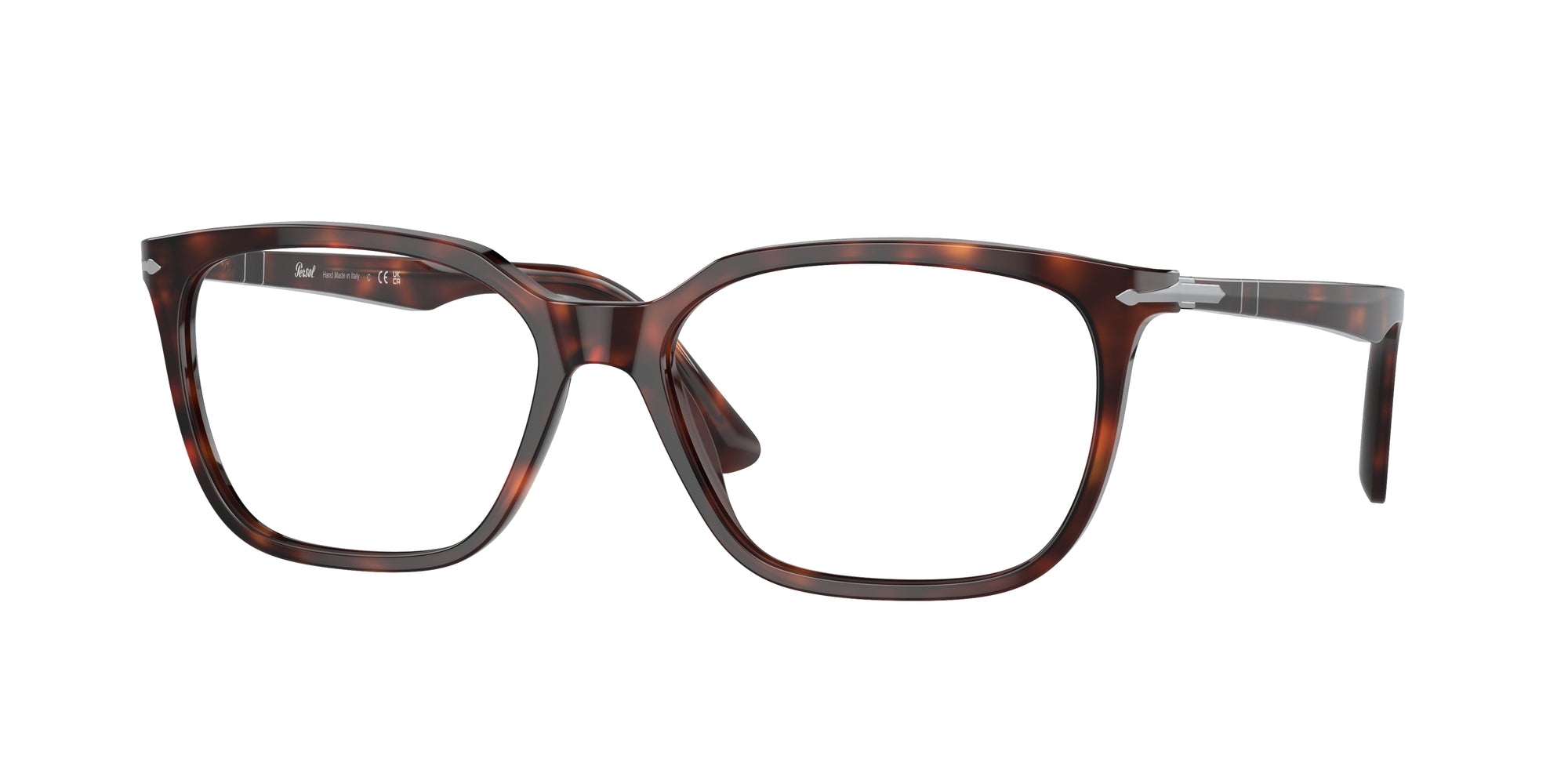 Persol Uomo Persol PO3298V 24 Montature da vista Acetato Tartaruga Trasparente Squadrata Normale Persol Uomo Persol PO3298V 24 Montature da vista Acetato Tartaruga Trasparente Squadrata Normale