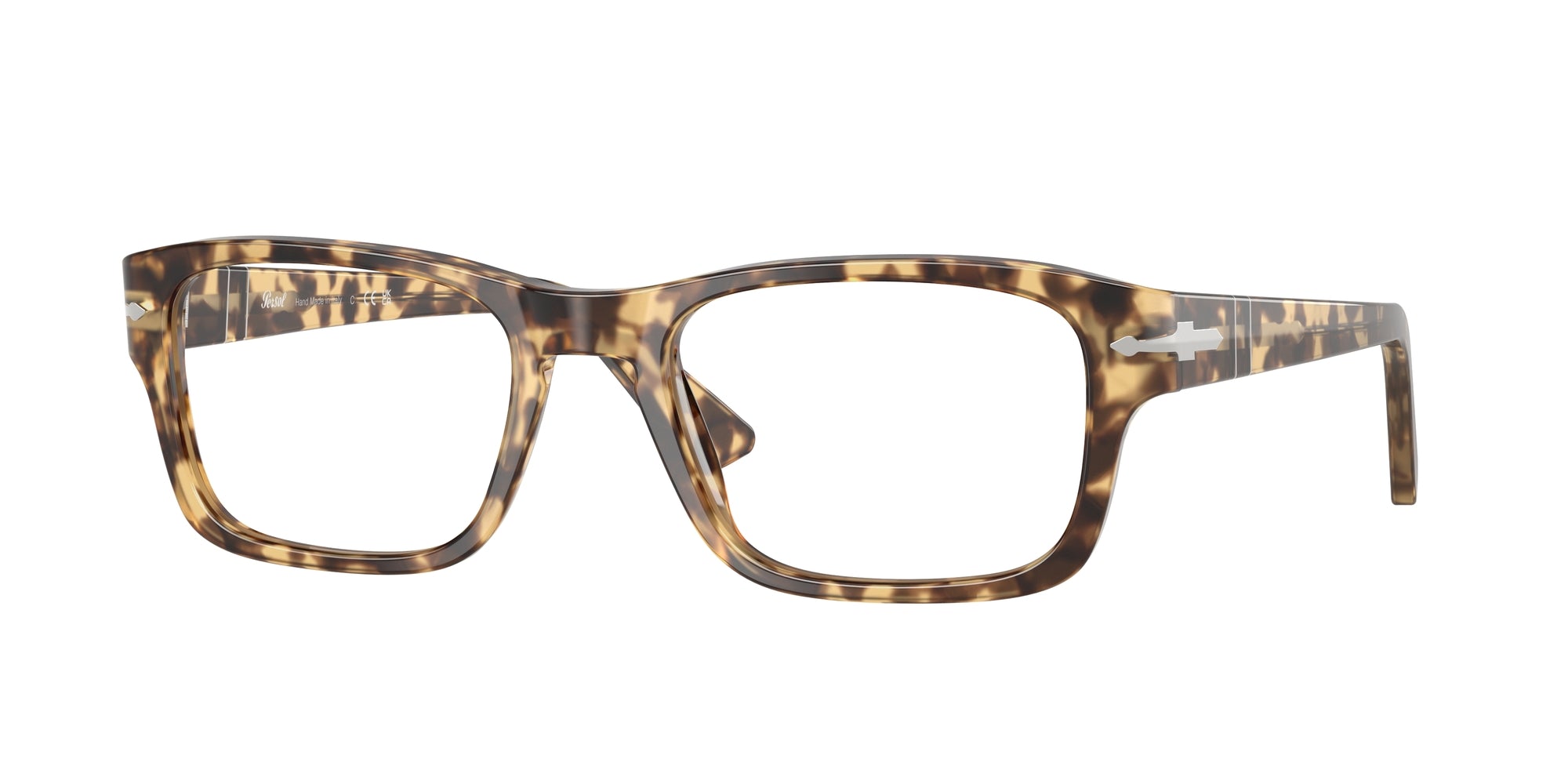 Persol Uomo Persol PO3364V 1056 Montature da vista Acetato Tartaruga Squadrata Normale