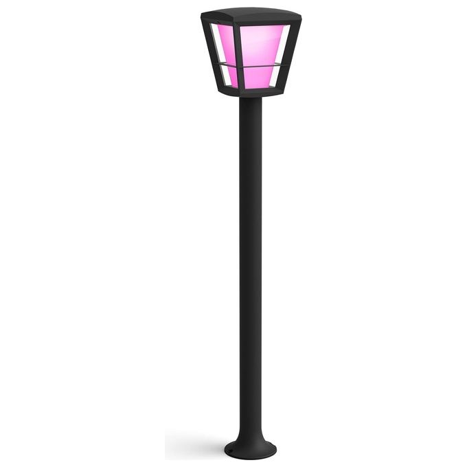 Philips 17442-30-P7 Hue White and Color ambiance Lampione da esterni Econic LED 15 W 1150 lm IP44 Zigbee colore Nero Philips 17442-30-P7 Hue White and Color ambiance Lampione da esterni Econic LED 15 W 1150 lm IP44 Zigbee colore Nero
