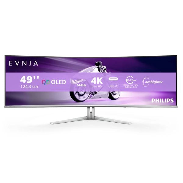 PHILIPS 49M2C8900L/00 Monitor Gaming Curvo, 48,9 ", 5120 x 1440 Pixel, tempo di risposta 0,03 ms, refresh rate 144 Hz