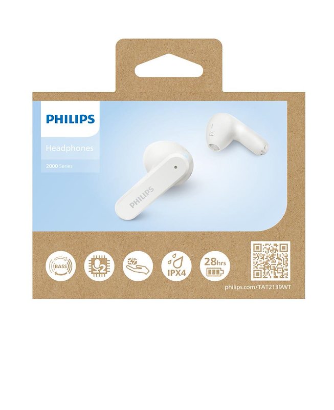 Philips - Auricolari In Ear Tat2139wt/00-white