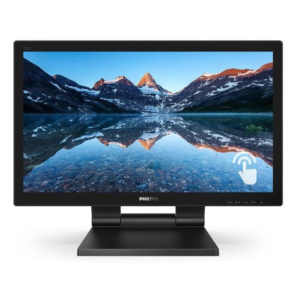 Philips b line 222b9ta/00 monitor pc 54,6 cm (21.5") 1920 x 1080 pixel full hd lcd touch screen da tavolo nero