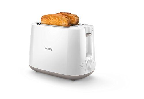 Philips Daily Collection Tostapane Bianco 8 Livelli Di Doratura Philips Daily Collection Tostapane Bianco 8 Livelli Di Doratura