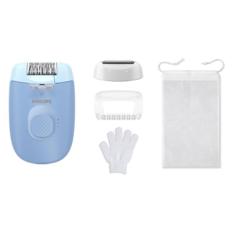 Philips - Epilatore Serie 4000 Bre247/00-azzurro