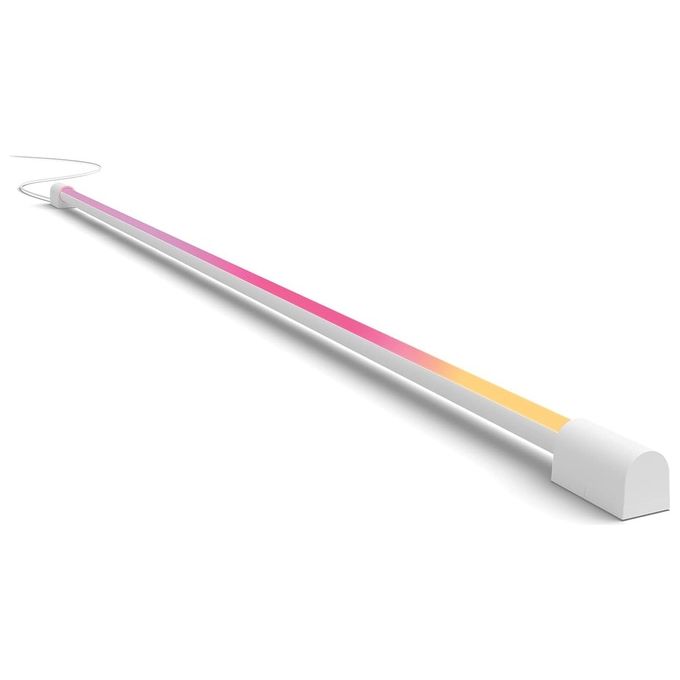 Philips Hue 915005988101 Play Gradient Light Tube Tubo Luminoso LED 16 Milioni di Colori 60'' Sincronizzazione TV con Hue Sync Box colore Bianco Philips Hue 915005988101 Play Gradient Light Tube Tubo Luminoso LED 16 Milioni di Colori 60'' Sincronizzazione TV con Hue Sync Box colore Bianco