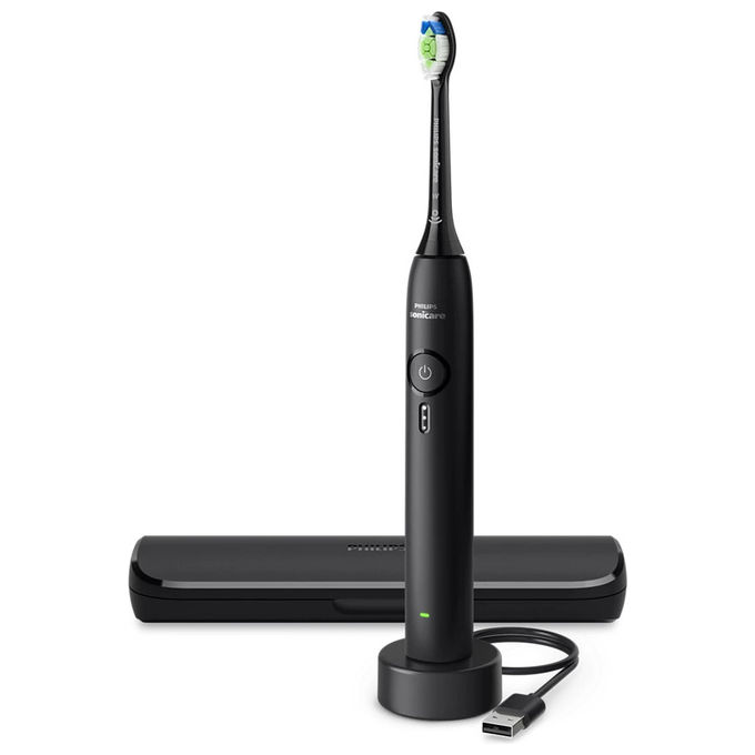 Philips Hx4033-32 Sonicare 3100 Spazzolino Elettrico Sonico 1 Modalita' Timer 2 Min Autonomia 336 H Colore Nero Philips Hx4033-32 Sonicare 3100 Spazzolino Elettrico Sonico 1 Modalita' Timer 2 Min Autonomia 336 H Colore Nero