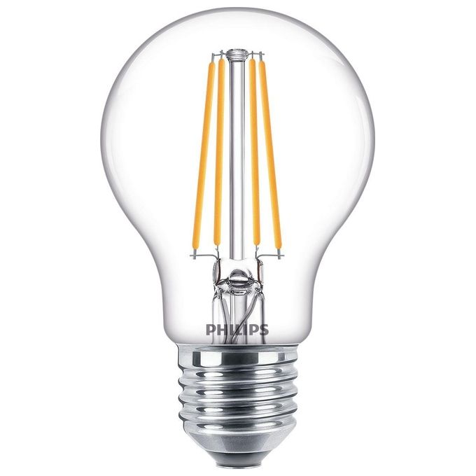 Philips - Lampada A Led Goccia Fil.e27 60w Cld-white