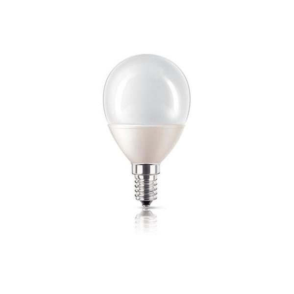 Philips - Lampadina A Risparmio Energeticosferica Smerigliata 8 W Corrispondenti A 35 W, Attacco Piccolo E14, Luce Bianca Calda [classe Di Efficienza Energetica A]