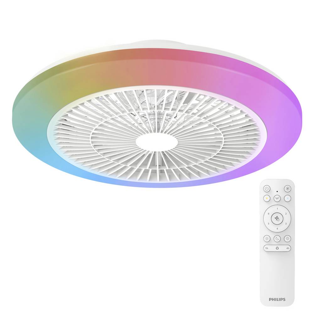 Philips Led Amigo Ventilatore Da Soffitto 40 W Con Telecomando, Dimmerabile
