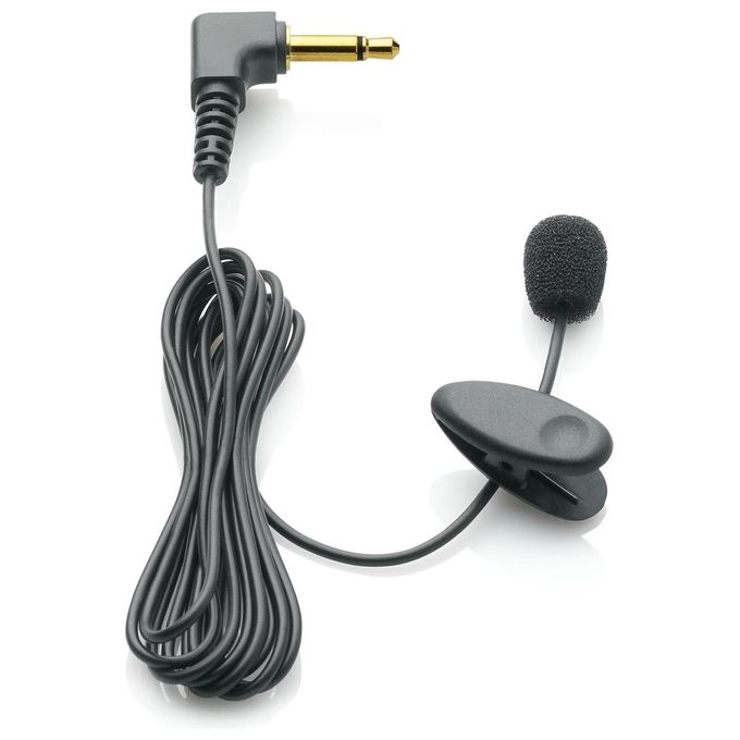 Philips LFH9173 Microfono a Clip Omnidirezionale Condensatore Cablato 3.5mm Cavo 1.2m colore Nero