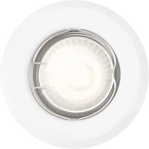 Philips - Lighting Enif Faretto Singolo Fisso Da Incasso Senza Lampadina, Bianco, 9 X 9 X 10 Cm