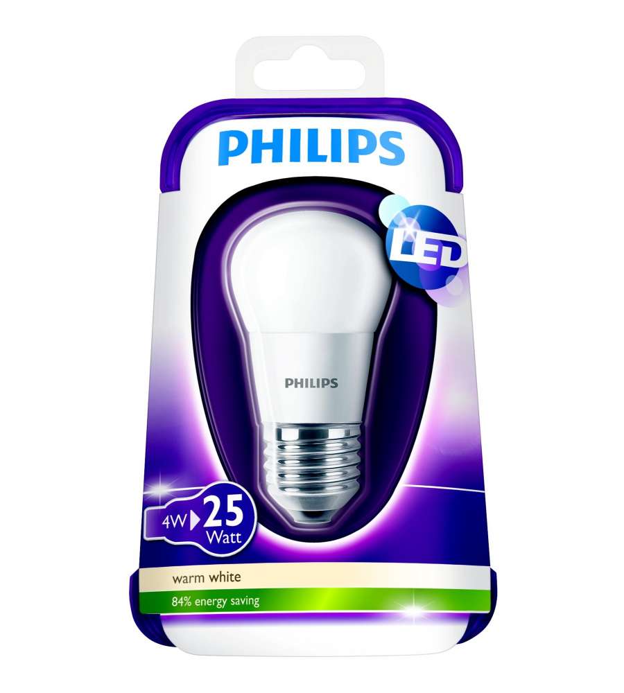 Philips Lighting Ledsf25sm Lampadina Led A Sfera Non Dimmerabile E27, Bianco, 4 W (25 W)[classe Di Efficienza Energetica A+]