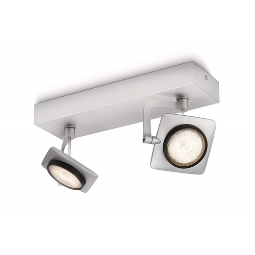 Philips - Lighting Spot 5319248p0 Millennium Lampada 2 Faretti Led Aluminium 2x4.5w Sel