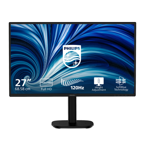 Philips Monitor 27 LED Ips FHD 16:9 4MS, Reg Altezza, VGA/DP/Hdmi 27b2n3200a/00