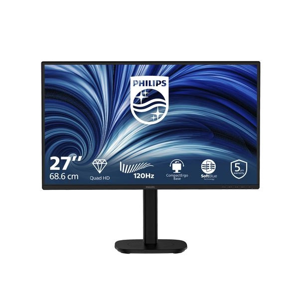 Philips monitor 27 led wqhd 16:9 4ms 120hz, reg altezza, dp/hdmi - 27B2N3500/00