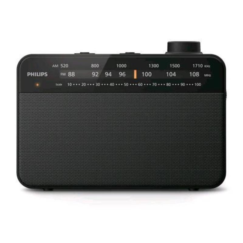 Philips - Portable Fm/mw Radio Tar2509/10-black