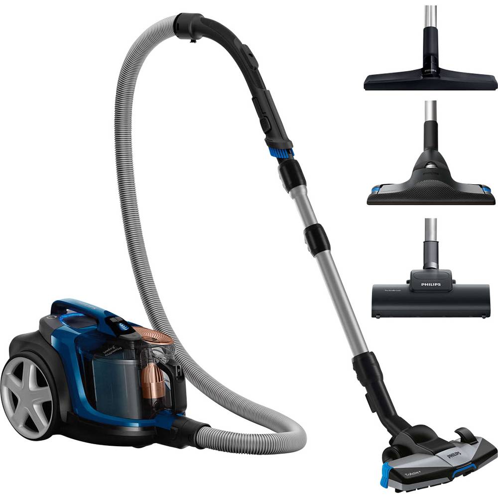 Philips - Powerpro Expert Aspirapolvere Senza Sacco, Motore Potente Da 900w, Filtro Hepa Allergy Lock, Triactive+ Per Pavimenti E Tappeti, Blu (fc9745/09) Philips - Powerpro Expert Aspirapolvere Senza Sacco, Motore Potente Da 900w, Filtro Hepa Allergy Lock, Triactive+ Per Pavimenti E Tappeti, Blu (fc9745/09)