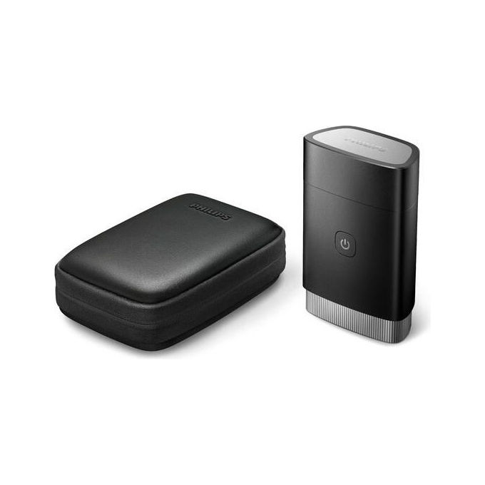 Philips Pq888-06 Rasoio Elettrico Rotazione Bagnato E Secco 2 Testine Autonomia 60 Min Colore Nero