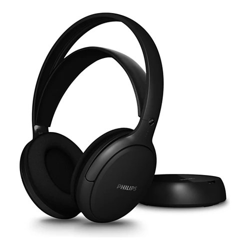 Philips Serie 6000 Shd6000bk/12 Cuffia E Auricolare Cuffie Con Cavo E Senza Cavo A Padiglione Tv Base Di Ricarica Nero