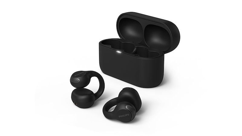 PHILIPS TAQ2000BK/00 AURICOLARI WIRELESS, Nero