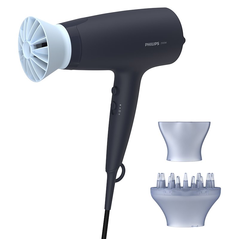 PHON PHILIPS BHD360/20, Potenza 2100 W, Tipo di motore DC motor, Livelli temperatura 6, Tecnologia a ioni, Attacco diffusore