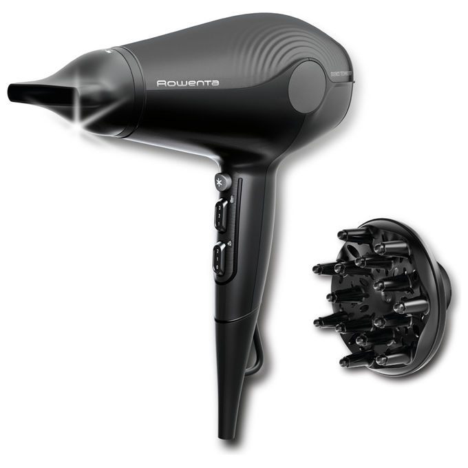Phon ROWENTA CV6430, 1800W, 3 temperature, funzione ionica, con diffusore e concentratore