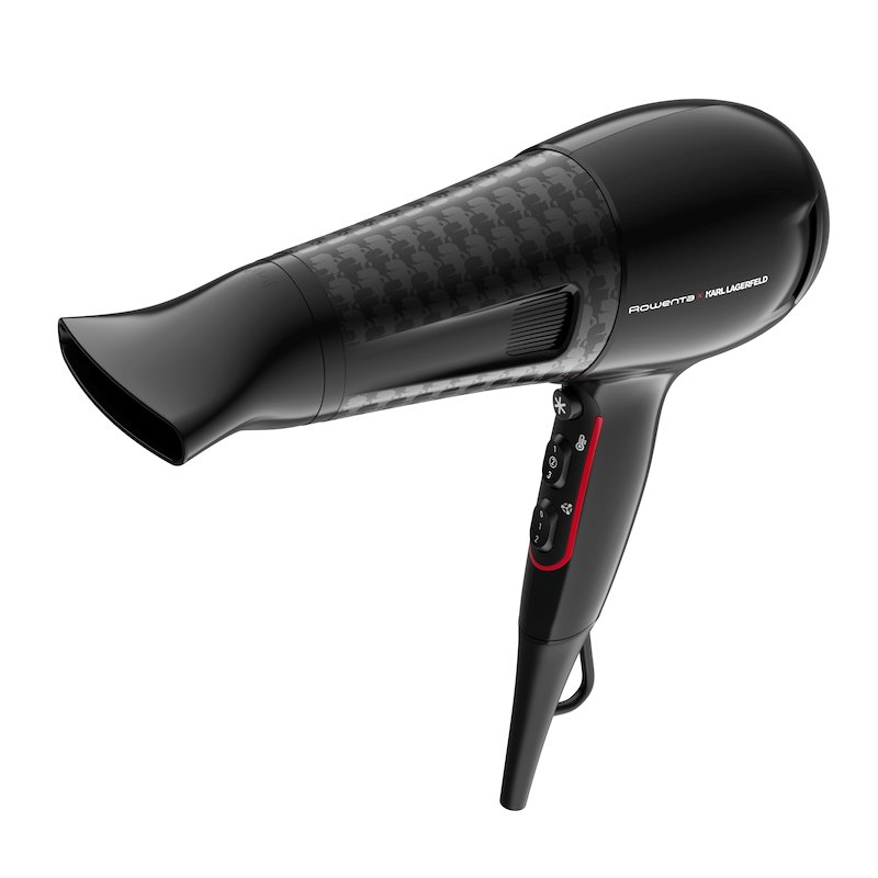 Phon ROWENTA X KARL LAGERFELD POWERLINE CV591L, 2100W, Booster Ionico, Motore DC, Thermo Control