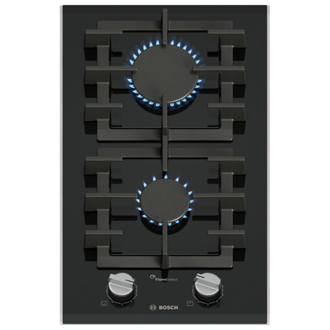 Piano cottura gas 2 zone SERIE 8 PRB3A6I40 Domino Black (30cm)
