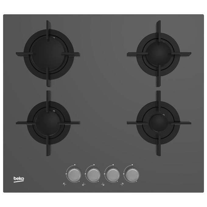Piano cottura gas 4 zone Hilg 64222 Szg Grigio pietra (60cm)