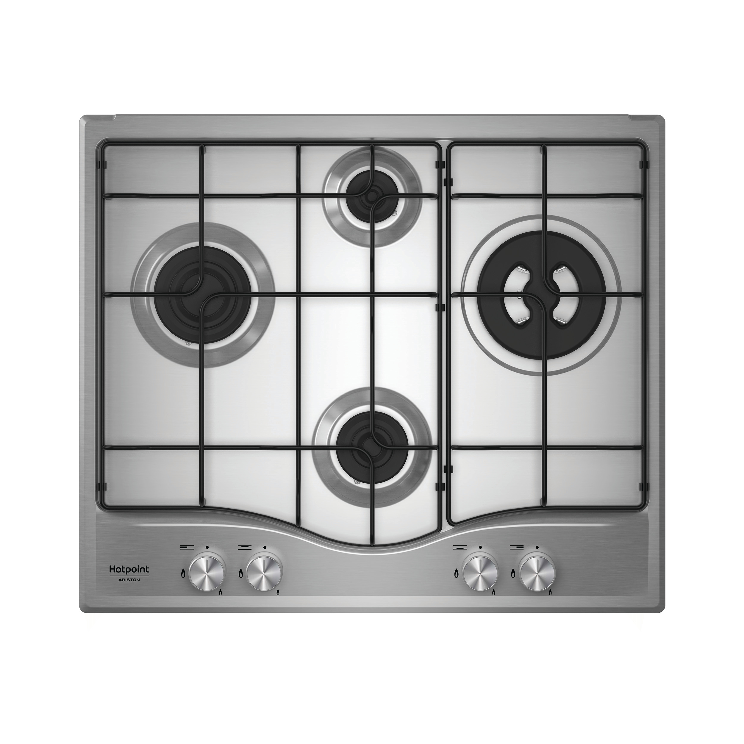 Piano cottura gas 4 zone PCN 643N T IX HA Inox (60cm)
