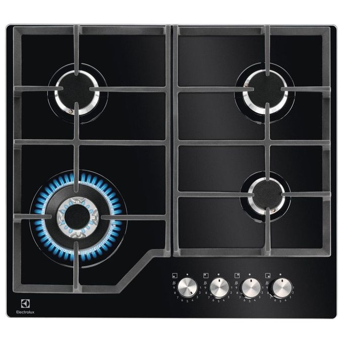 Piano cottura gas 4 zone SERIE 600 Kgg64362K Steppower Black (60cm)