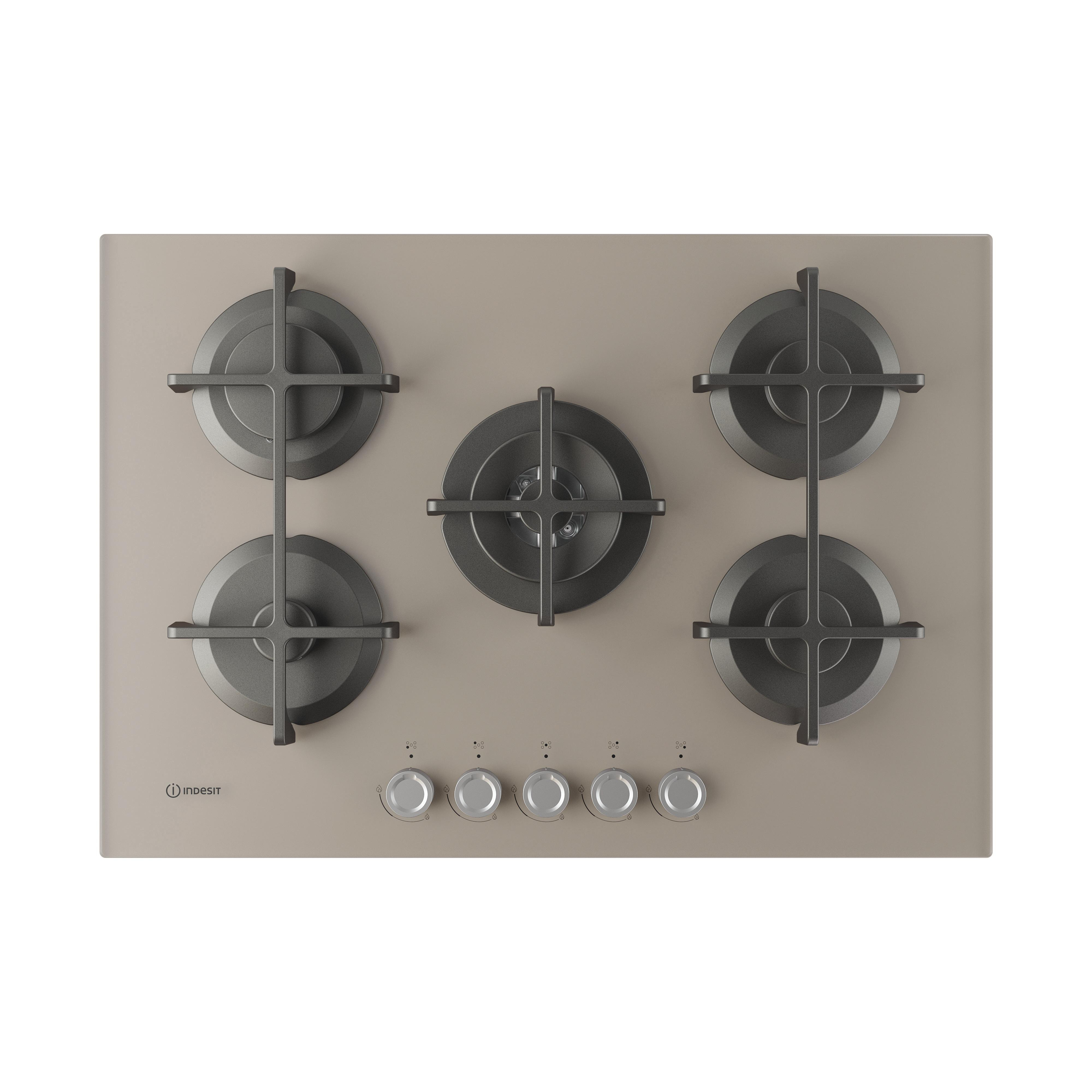 Piano cottura gas 5 zone ING 72T TD 1 Tortora (75cm)