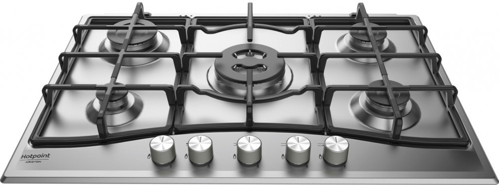 Piano cottura gas 5 zone Pcn 751 T Ix Ha Inox (75cm)