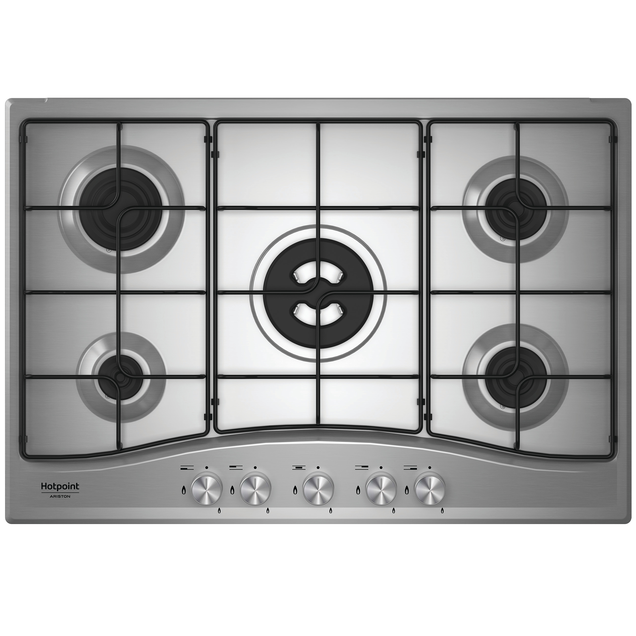 Piano cottura gas 5 zone PCN 753N T IX HA Inox (75cm)