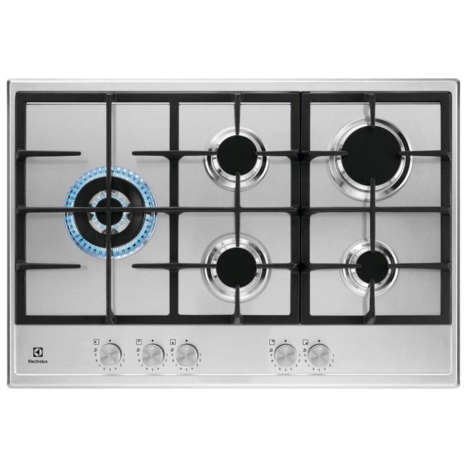 Piano cottura gas 5 zone SERIE 600 KGS7566S2X Steppower Inox (75cm)