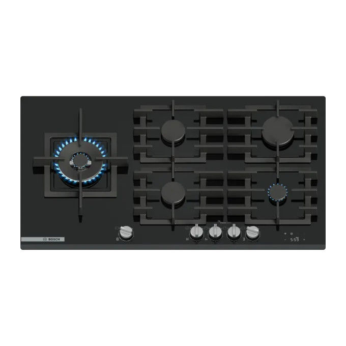 Piano cottura gas 5 zone SERIE 8 PRS9A6H40 Black (90cm)