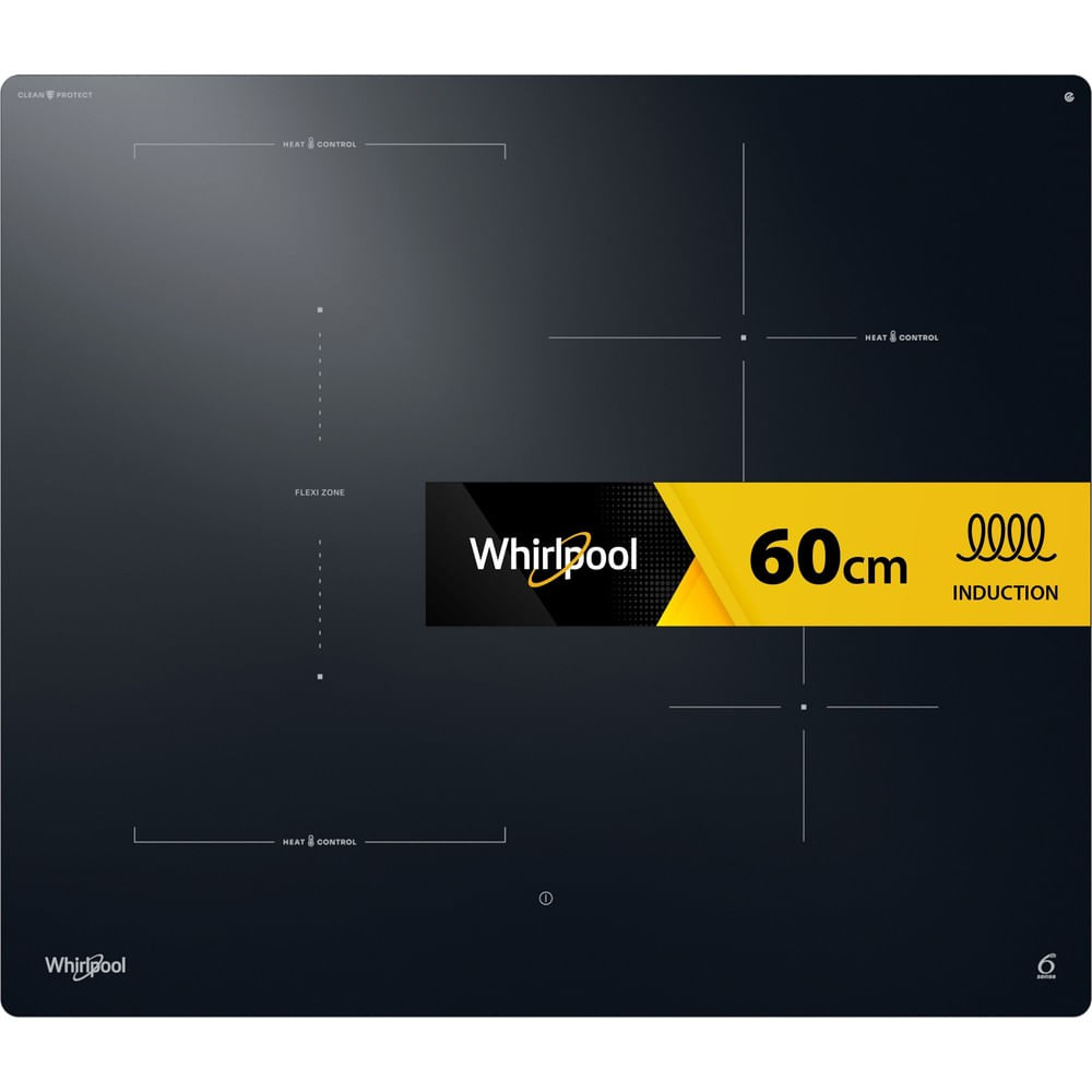 Piano cottura induzione 4 zone 6 SENSO WTX6014DCF Black (60cm)