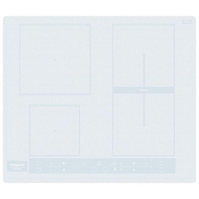 Piano cottura induzione 4 zone Hb 8460B Ne W White (60cm)